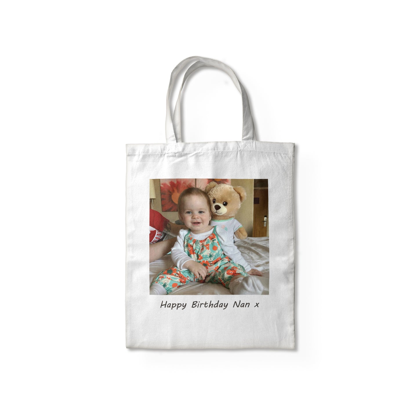 Custom Photo Tote Bag - Personalised Shopping Bag with Your Picture