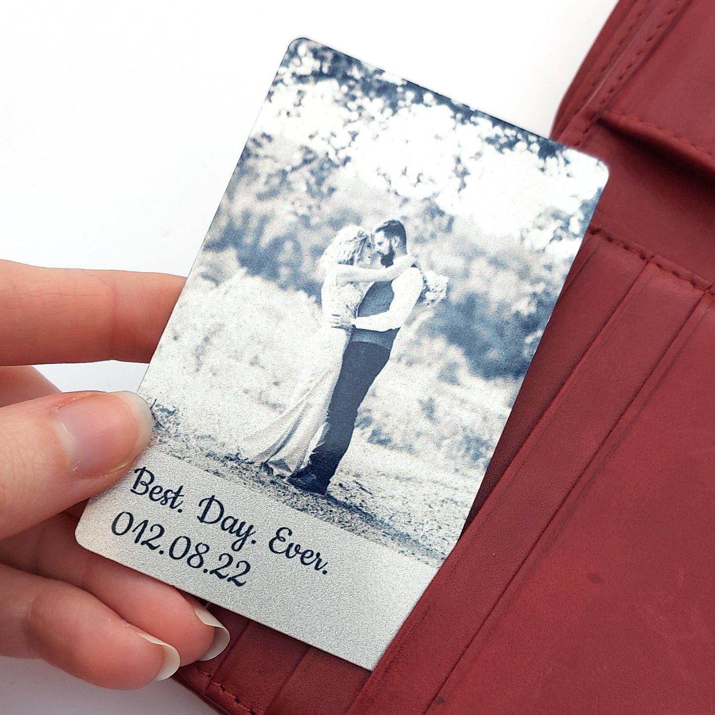 Personalised Tenth Anniversary Photo Card, Tin Gift