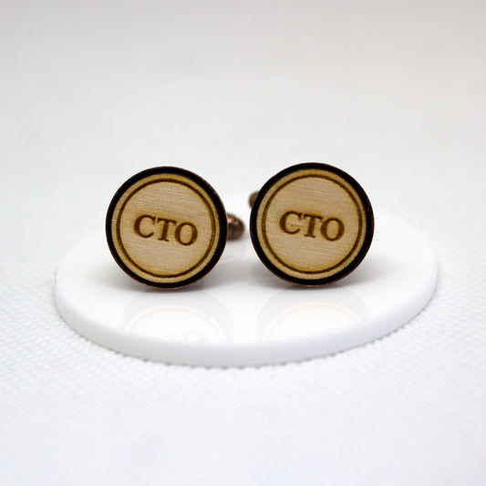 CTO Cufflinks, Father's Day Gifts, Office Gift, Retirement Present