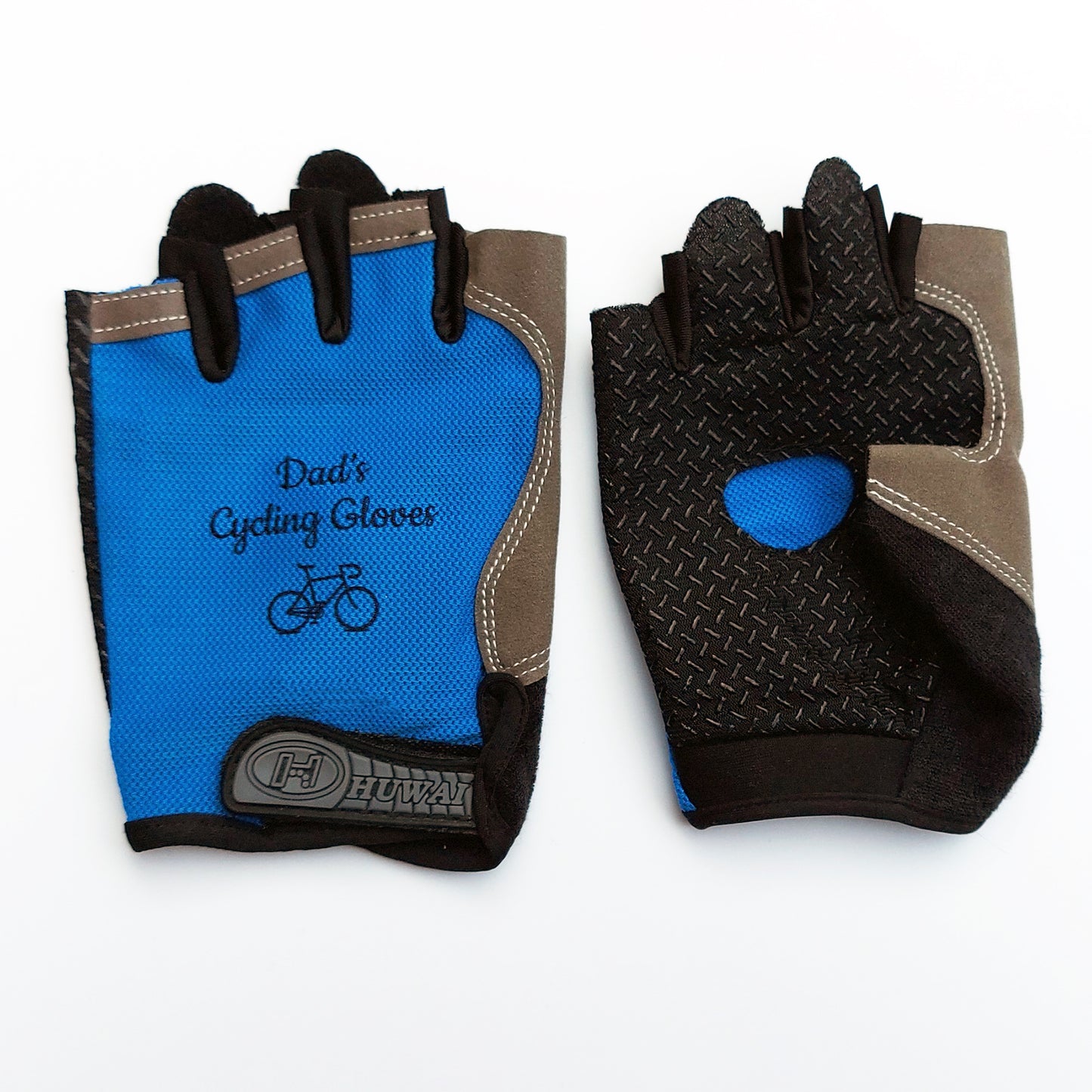 Personalised Men's Cycling Gloves, Gifts for Cyclists, Outdoor Cycling, Dad Gift
