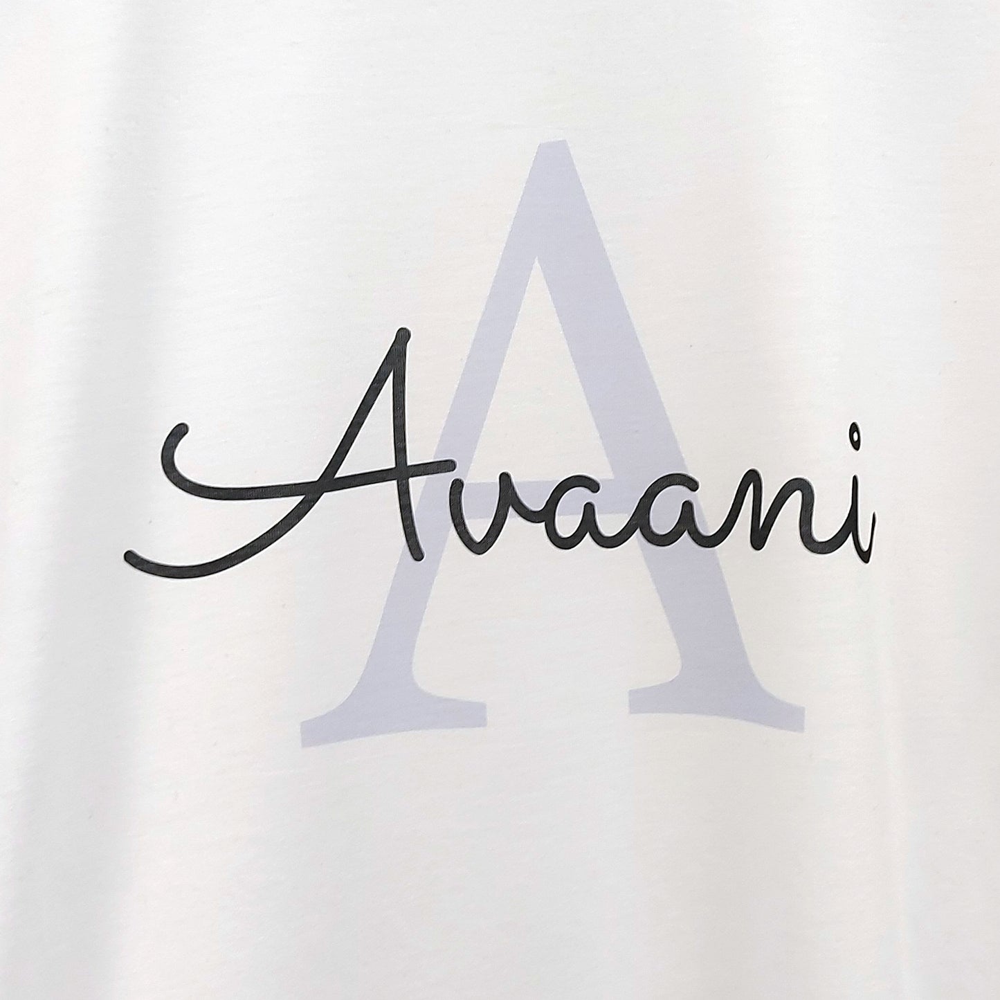 Personalised Name and Initial T-Shirt, Your Name On A Shirt, Unisex Crew Neck