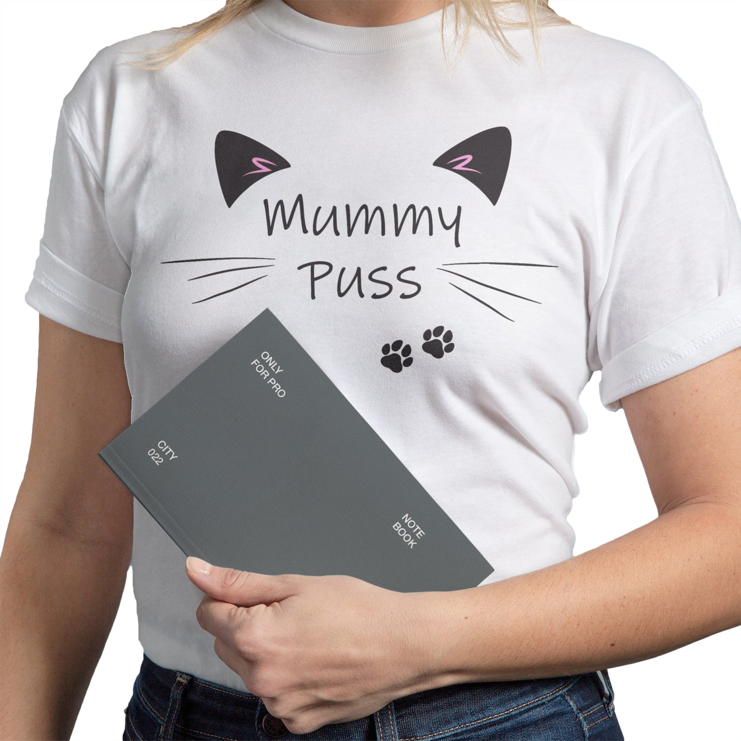 Mummy Puss T-Shirt, Cat Mum Tee, Mother's Day Shirt, Gift for Mum