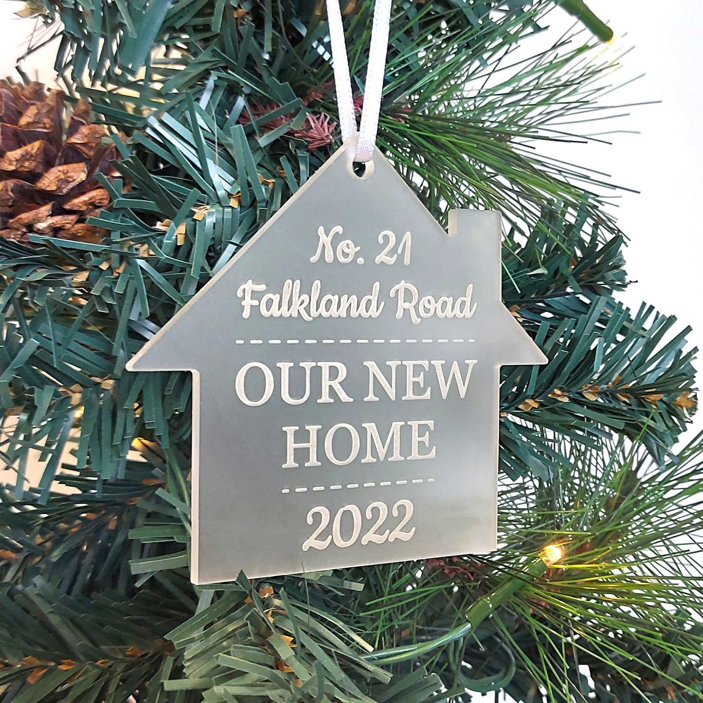 First Christmas In New Home Bauble, Couple's 1st Home, Housewarming Gift