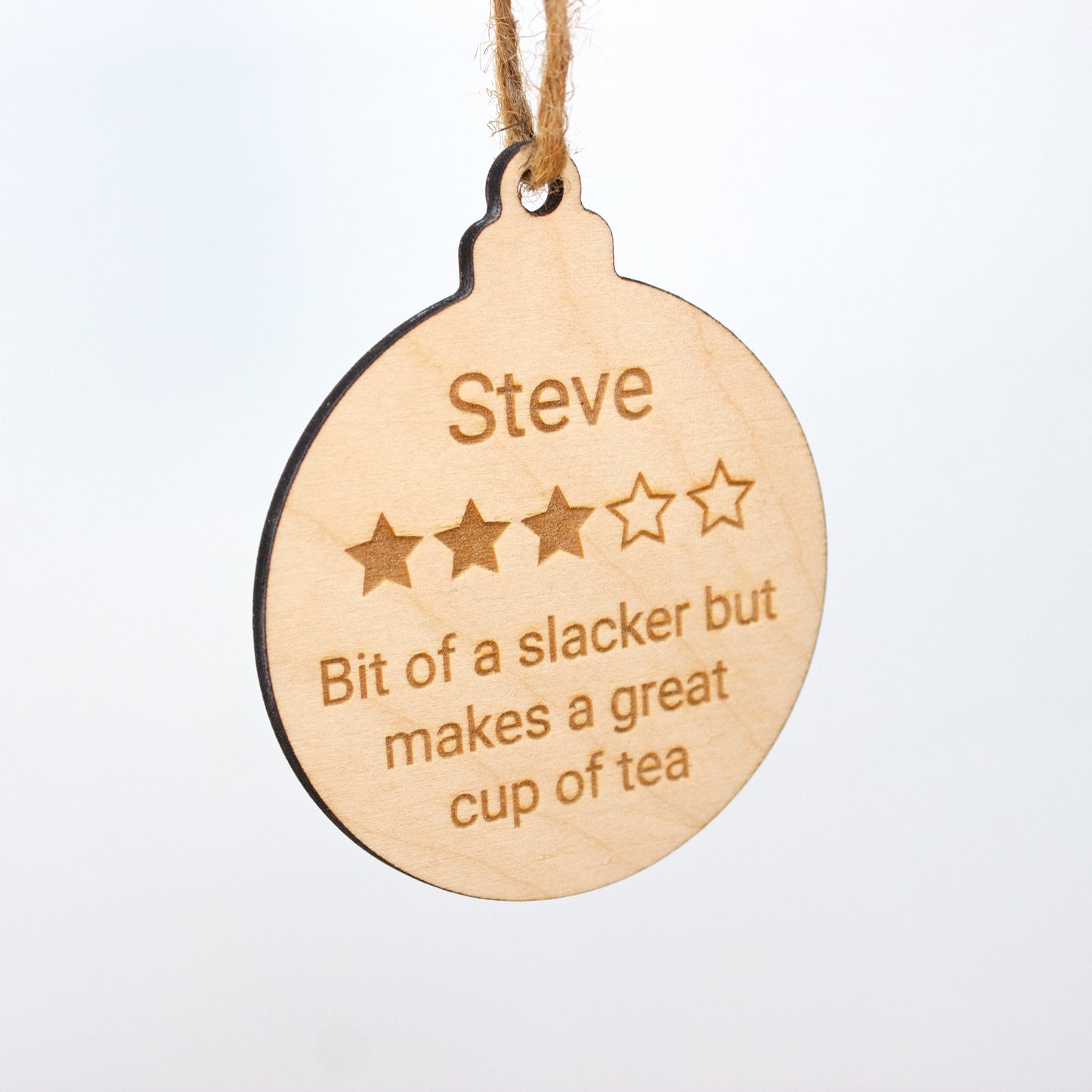 Personalised Coworker Review Bauble, Coworker Christmas Tree Ornament, Boss Leaving Gift, Funny Retirement Gift, Employee Gift, Secret Santa