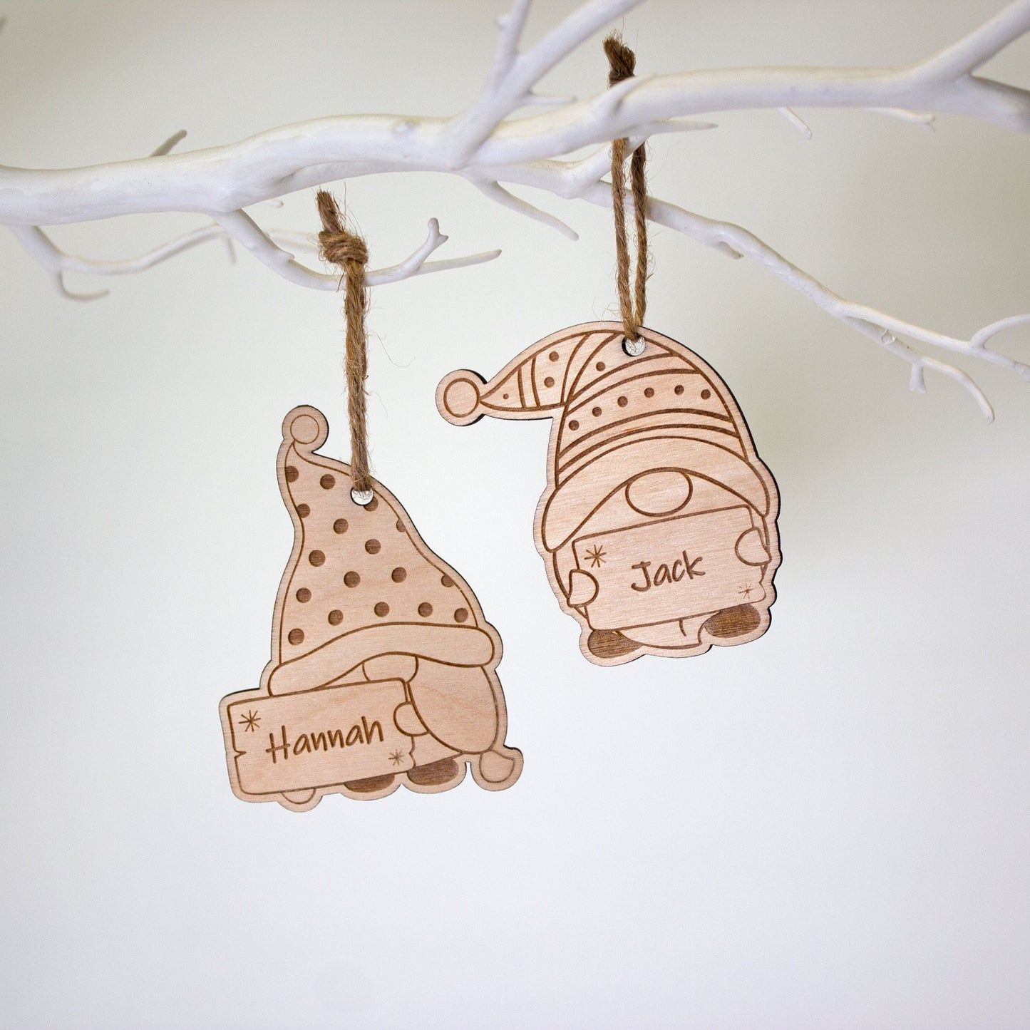 Personalised Gonk Tree Decoration, Custom Gnome Tree Ornament, Christmas Gonk