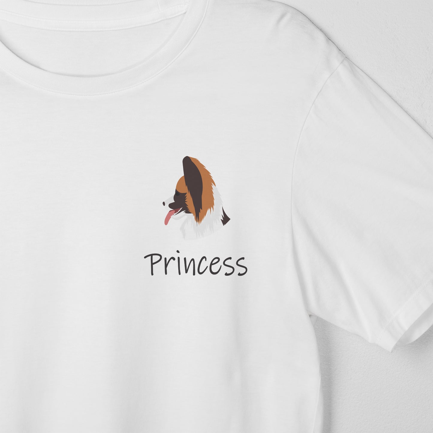 Personalised Chihuahua T-Shirt, Custom Papillon Tee, Pet Shirt
