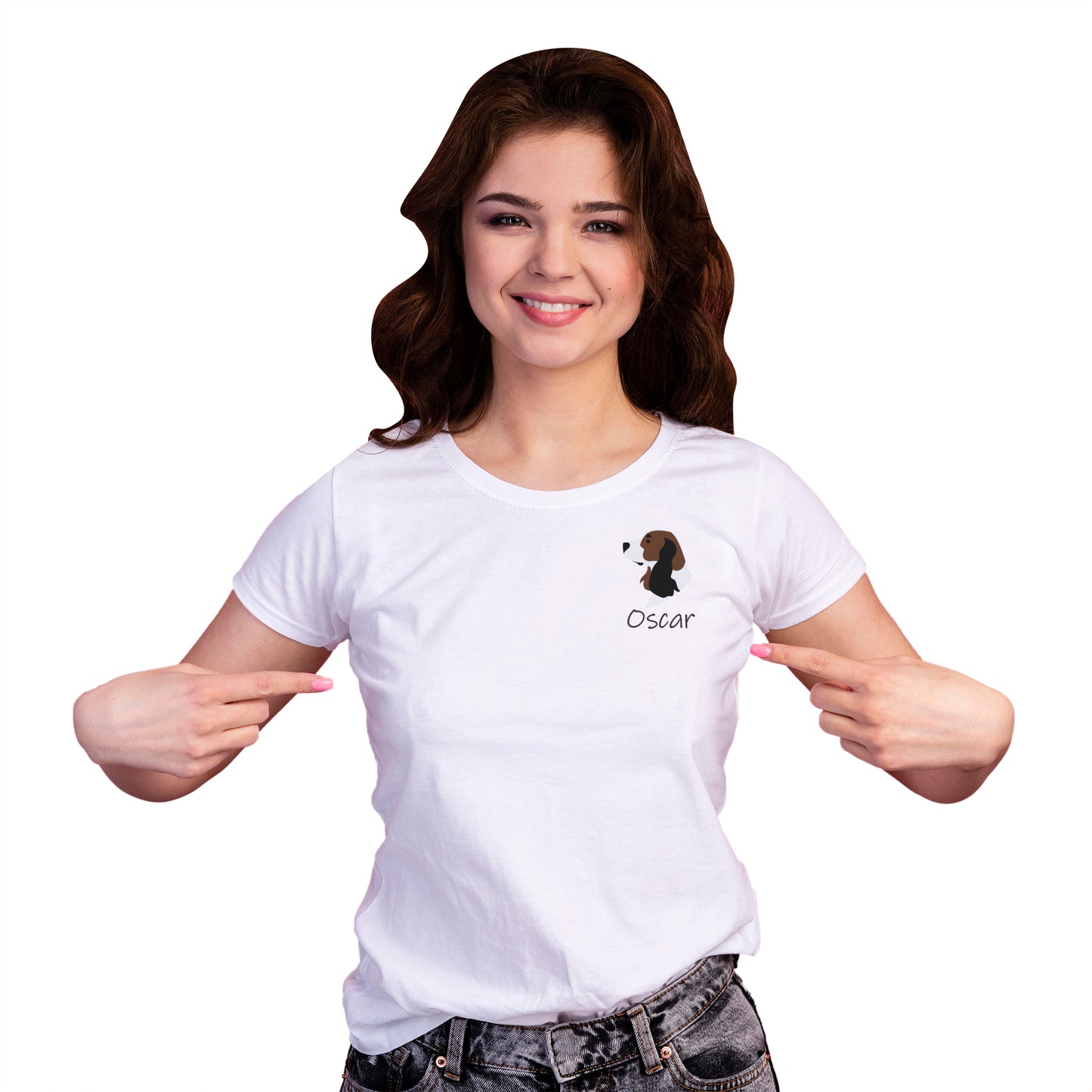 Personalised Cocker Spaniel T-Shirt, Custom Springer Spaniel Tee