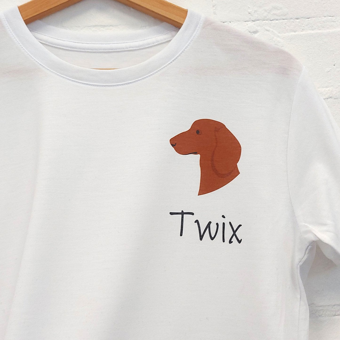 Personalised Dachshund T-Shirt, Custom Sausage Dog Tee, Pet Shirt