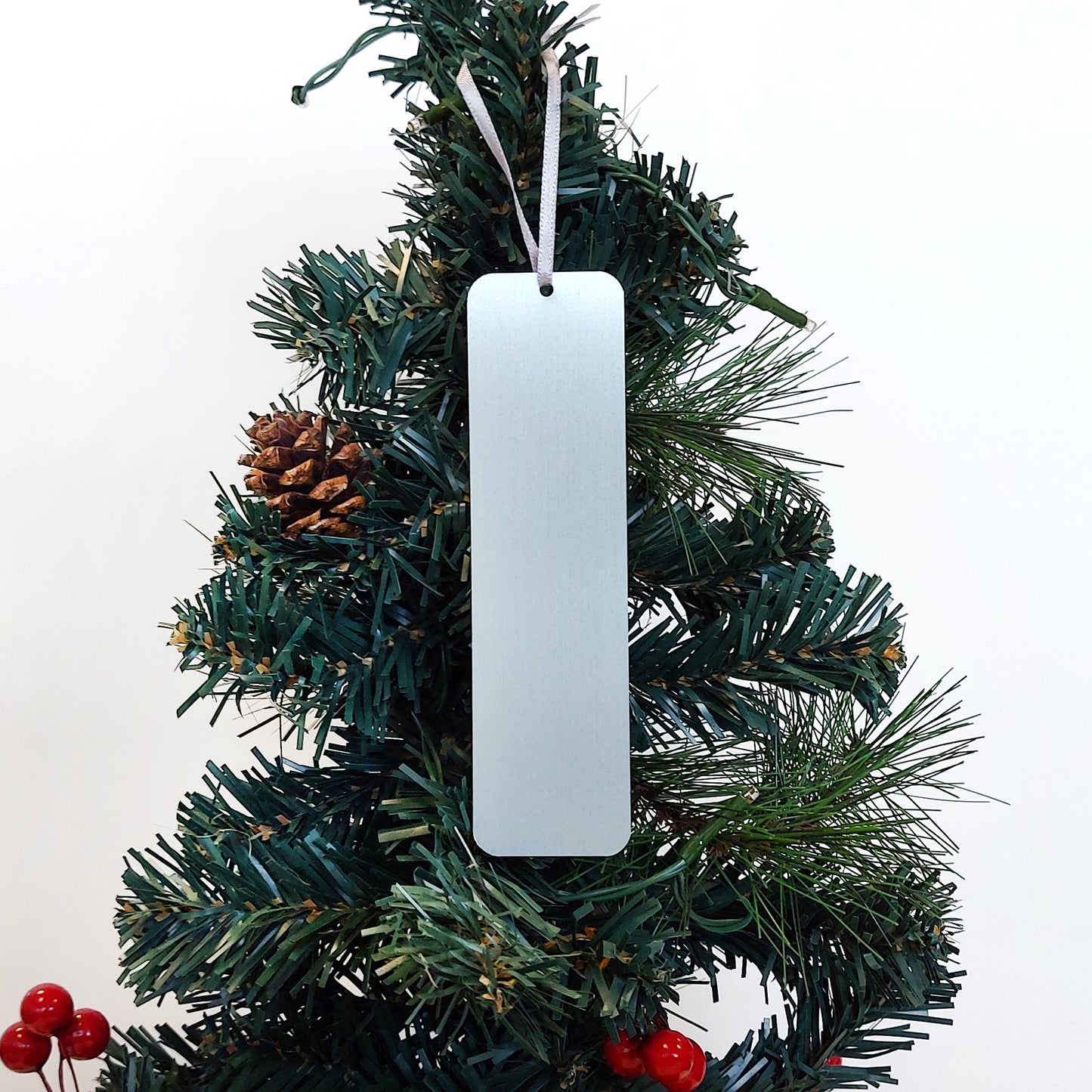 Custom Metal Photo Strip Ornament, Christmas Hanging Photo Bauble