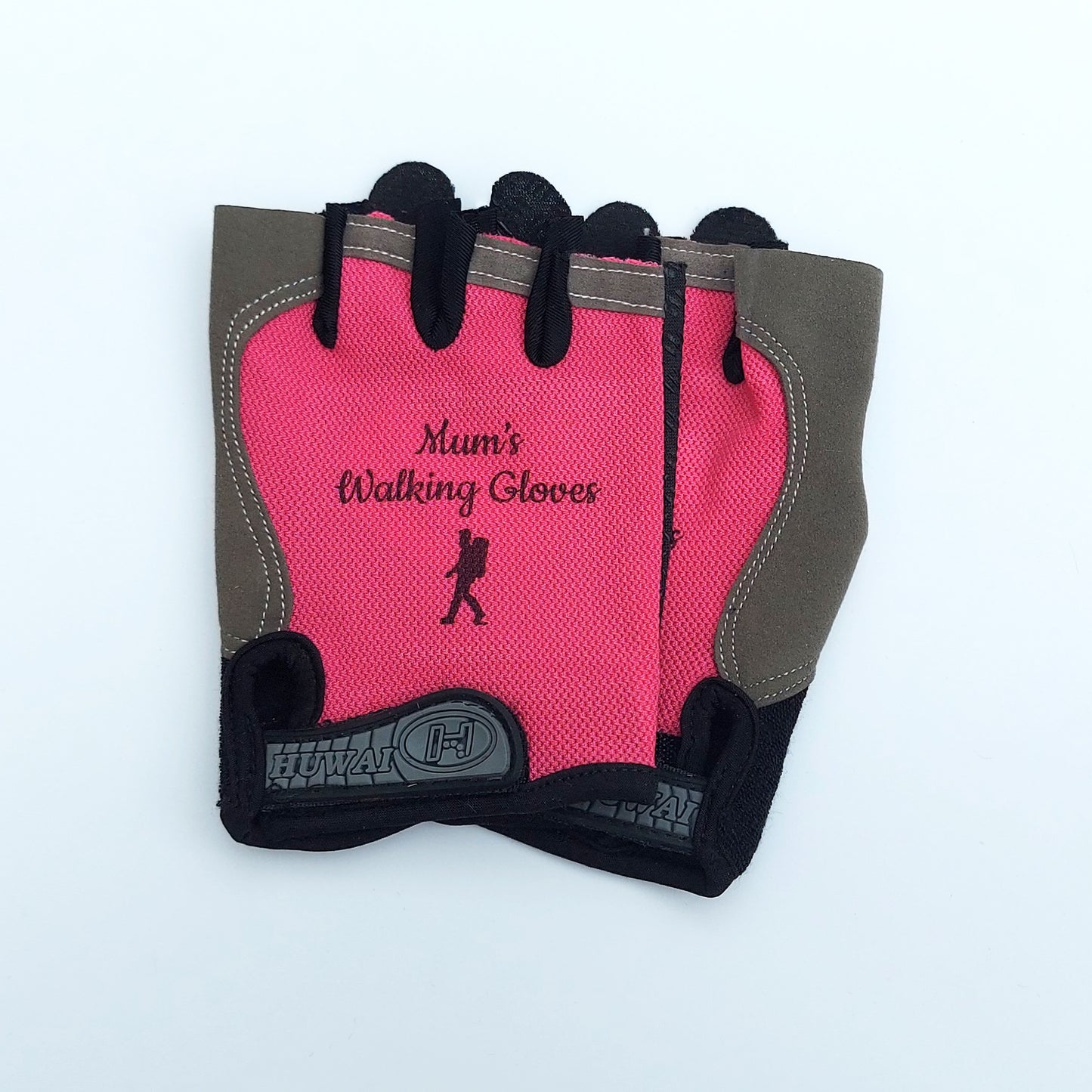 Personalised Women's Walking Gloves, Gifts for Walkers, Trail Hiking