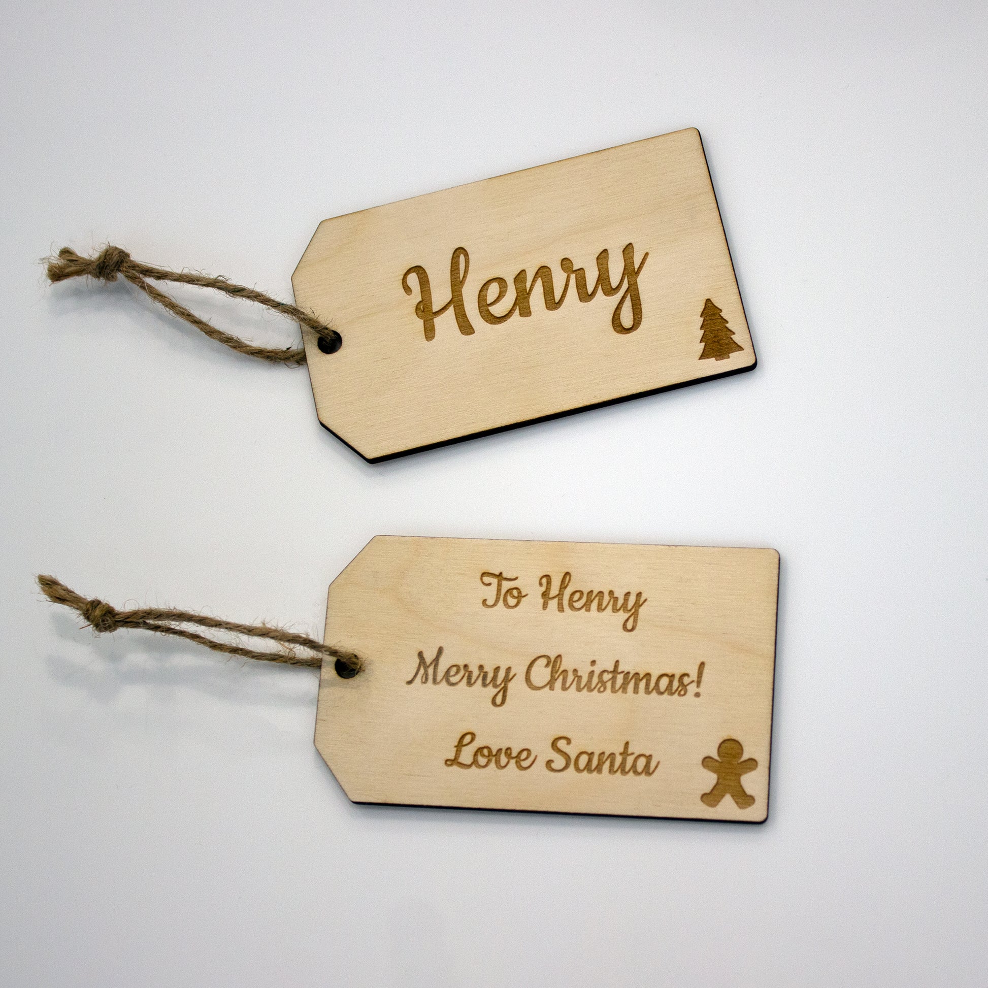 Wooden Name Tag | Gift Tag | Backpack Tag - Floradise
