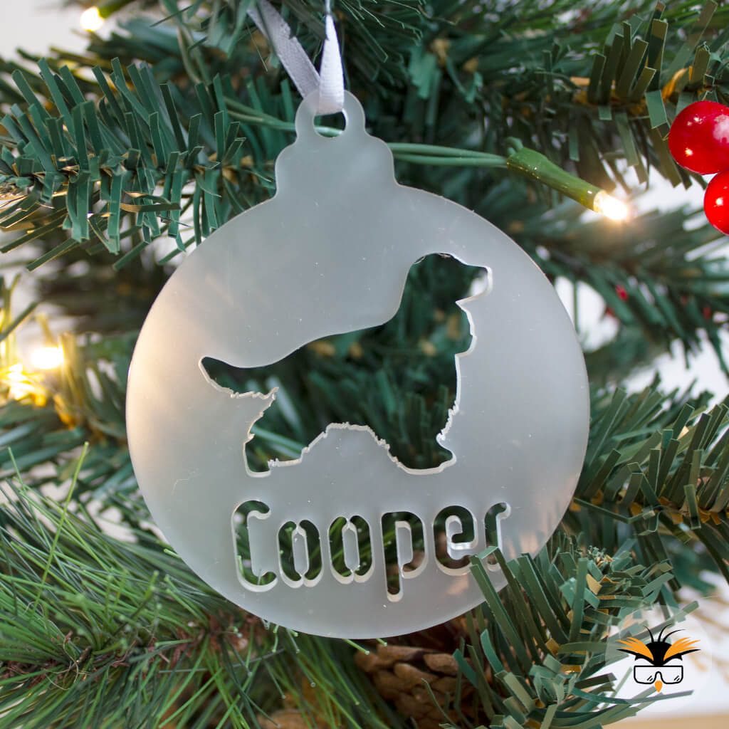 Personalised Cocker Spaniel Bauble, Christmas Springer Spaniel Gift